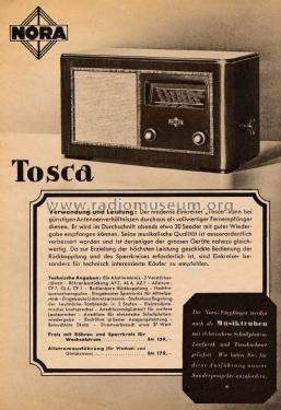 Tosca W16; Nora; Berlin (ID = 2522805) Radio