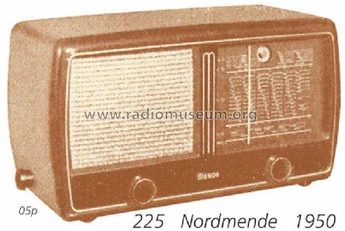 225GW; Nordmende, (ID = 586) Radio