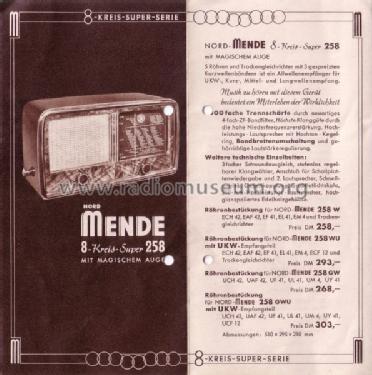 8-Kreis-Super 258GWU; Nordmende, (ID = 627861) Radio