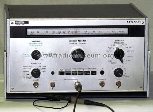 AM-FM-Meßsender AFS3331; Nordmende, (ID = 662801) Equipment