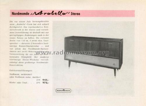 Arabella-Stereo Z820 Ch= 2/633; Nordmende, (ID = 682328) Radio