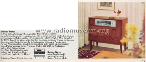 Boheme Stereo 971.149A Ch= 769.138C; Nordmende, (ID = 678997) Radio