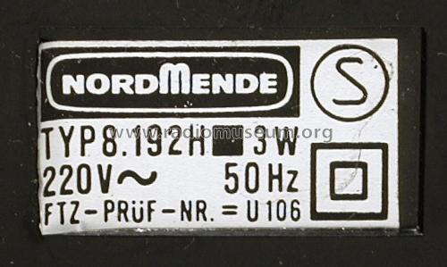 Cambridge 303 8.192 H; Nordmende, (ID = 2377673) Radio