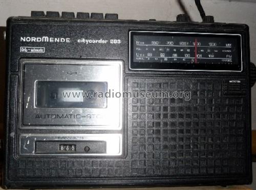 Citycorder 283 9.117H; Nordmende, (ID = 690795) Radio
