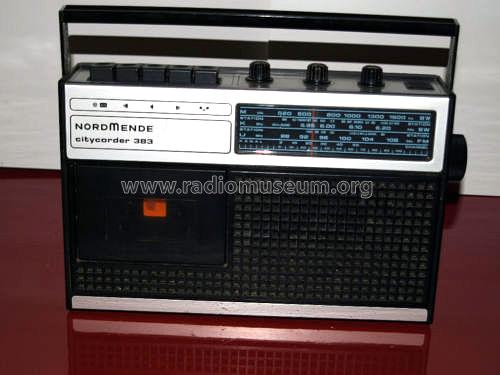 Citycorder 383 8.118H; Nordmende, (ID = 1109595) Radio