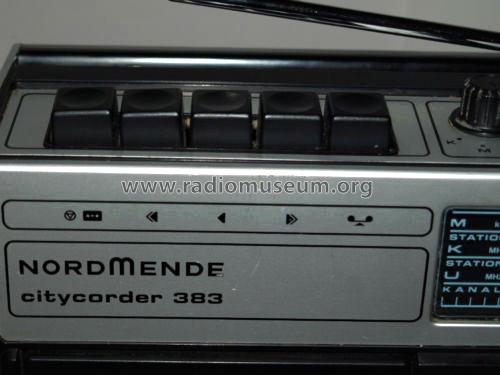 Citycorder 383 8.118H; Nordmende, (ID = 1109597) Radio