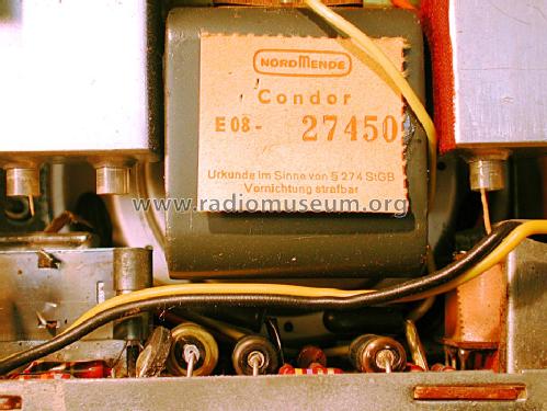 Condor E08 Ch= 1/608; Nordmende, (ID = 1370341) Radio