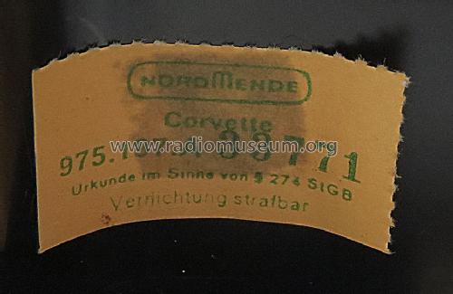 Corvette 5.197A 975.197A; Nordmende, (ID = 1713810) Radio