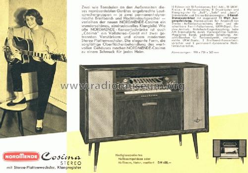 Cosima-Stereo Ch=1/632; Nordmende, (ID = 306145) Radio