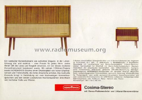 Cosima-Stereo Ch=4/675; Nordmende, (ID = 674796) Radio