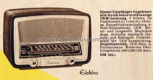 Elektra 56 Ch= 500; Nordmende, (ID = 376362) Radio