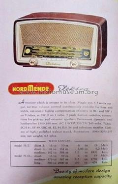 Elektra 56 E; Nordmende, (ID = 2205579) Radio