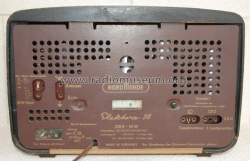 Elektra 56S; Nordmende, (ID = 2328303) Radio