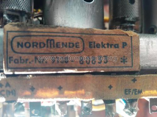 Elektra 59 P; Nordmende, (ID = 2473458) Radio