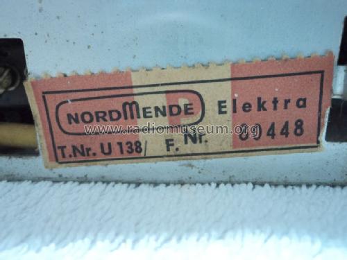 Elektra U138 Ch= 0/613P; Nordmende, (ID = 1375472) Radio