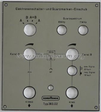 Elektronenschalter und Quarzmarken Einschub 383.02; Nordmende, (ID = 1275878) Equipment