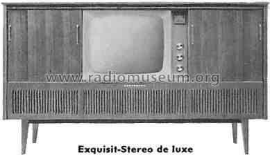 Exquisit de Luxe-Stereo Ch= L14 + LL14 + Rdf. Ch= 4/683; Nordmende, (ID = 357100) TV Radio
