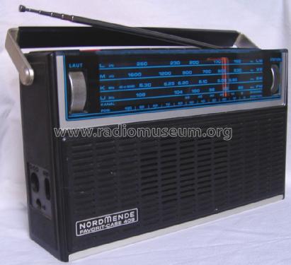 Favorit-Case 409 8.195H; Nordmende, (ID = 1519325) Radio