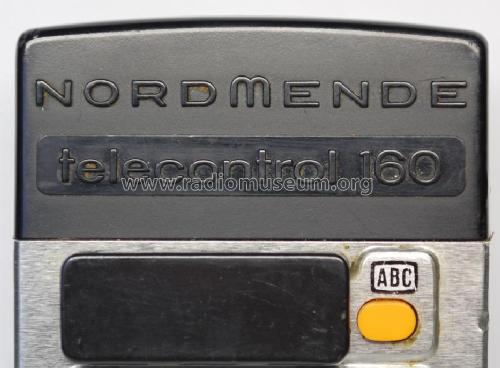 Fernbedienung - Telecontrol 160; Nordmende, (ID = 1768432) Diverses