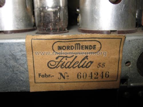 Fidelio 55 Ch= 404; Nordmende, (ID = 963142) Radio