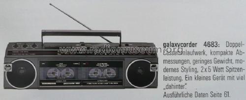 Galaxycorder 4683; Nordmende, (ID = 894337) Radio