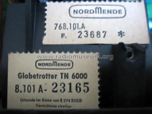 Globetrotter TN6000 Ch= 8.101A ; Nordmende, (ID = 833214) Radio