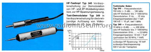 HF-Tastkopf Typ 348; Nordmende, (ID = 2518991) Equipment