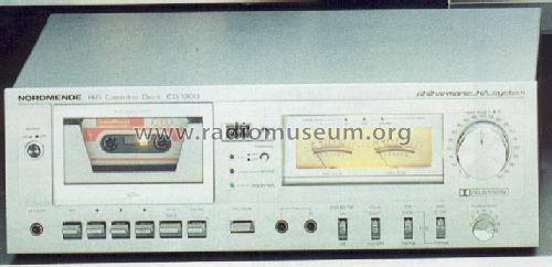HiFi Cassette Deck CD-1200; Nordmende, (ID = 1246669) Sonido-V