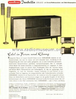 Isabella-Stereo Ch= 2/633; Nordmende, (ID = 306432) Radio