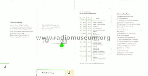 Kommodore-Phono 57 Ch= 764 + Rfk. Ch= 605; Nordmende, (ID = 2668618) TV Radio