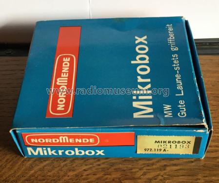 Mikrobox 972.119 A; Nordmende, (ID = 2492118) Radio