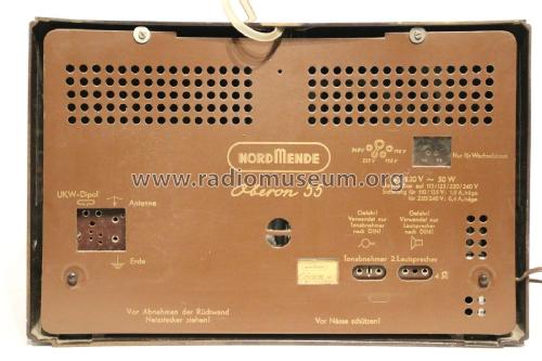 Oberon 55 Ch= 400/401; Nordmende, (ID = 3006751) Radio