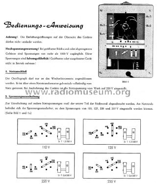 Oszilloskop FO959; Nordmende, (ID = 2518483) Ausrüstung