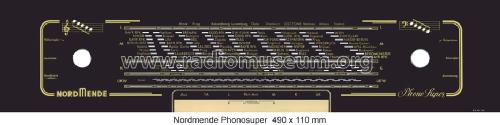 Phono-Super Ch= 308/8; Nordmende, (ID = 1355501) Radio