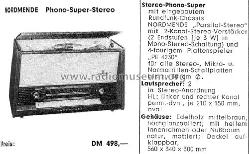 Phono-Super-Stereo Z700 Ch= 2/616; Nordmende, (ID = 1249890) Radio