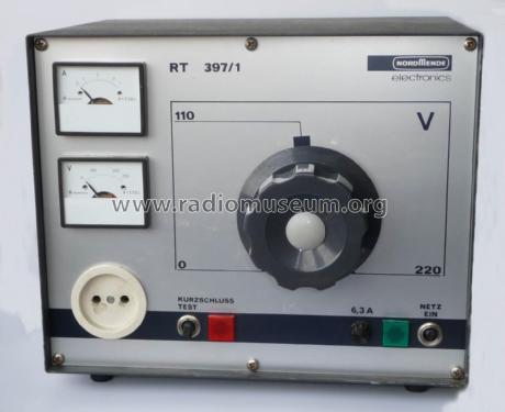 Regel-Trenntransformator RT 397/1 electronics; Nordmende, (ID = 2247346) Equipment
