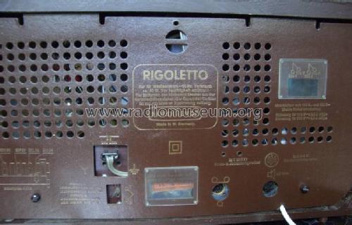 Rigoletto V15 Ch= 4/613; Nordmende, (ID = 130894) Radio