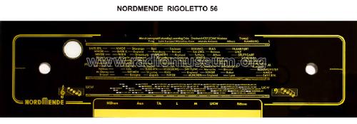 Rigoletto 56/3D Ch= 502; Nordmende, (ID = 653134) Radio