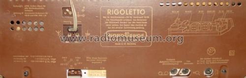 Rigoletto E15 Ch= 1/614; Nordmende, (ID = 1061920) Radio