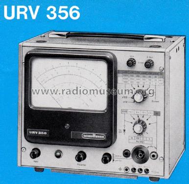 Röhrenvoltmeter URV356; Nordmende, (ID = 2519457) Ausrüstung