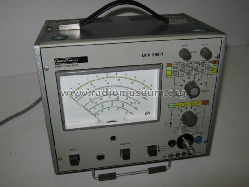 Röhrenvoltmeter URV356; Nordmende, (ID = 831556) Ausrüstung