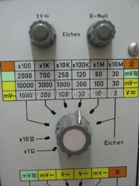 Röhrenvoltmeter URV356; Nordmende, (ID = 831558) Ausrüstung