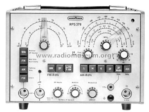 Rundfunk-Prüfsender RPS 378; Nordmende, (ID = 104893) Equipment