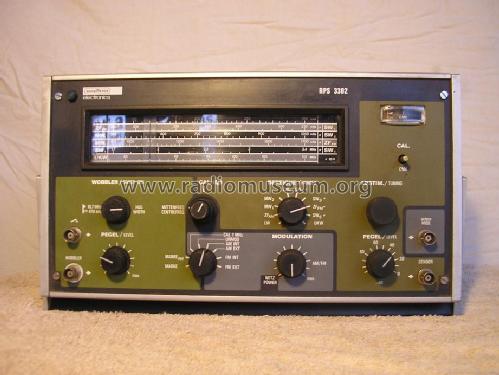 Rundfunkprüfsender RPS3302; Nordmende, (ID = 1367569) Ausrüstung