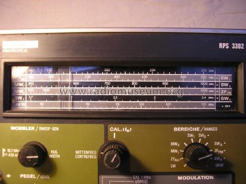 Rundfunkprüfsender RPS3302; Nordmende, (ID = 1367570) Ausrüstung
