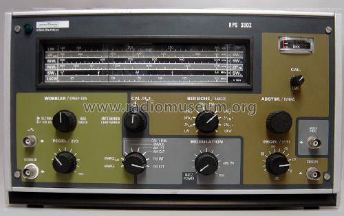 Rundfunkprüfsender RPS3302; Nordmende, (ID = 298927) Ausrüstung