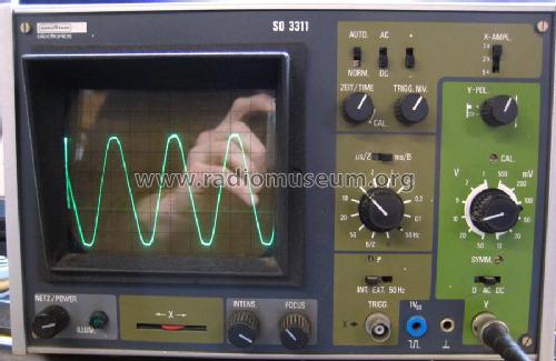 Service-Oszilloskop SO-3311; Nordmende, (ID = 1802549) Equipment