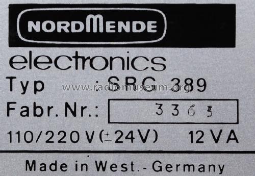 Sinus-Rechteck-Generator SRG389; Nordmende, (ID = 1666133) Ausrüstung