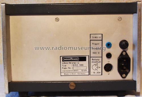 Sinus-Rechteck-Generator SRG389; Nordmende, (ID = 1697285) Equipment