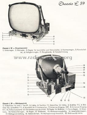 Souverän 59 Ch= L59; Nordmende, (ID = 1832527) Television